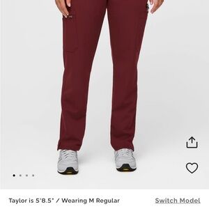 Figs maroon scrub set. New with tags.